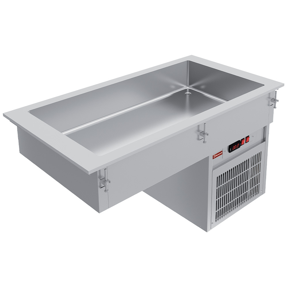Drop-in Kølebrønd Element – 2x GN 1/1 – AISI 304 – +2°/+8°C