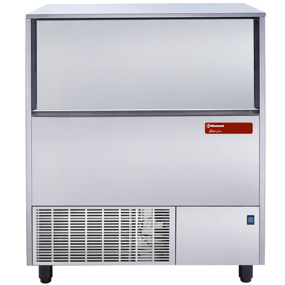 Isterningemaskine 122 kg med 50 kg beholder – Hul-isterninger