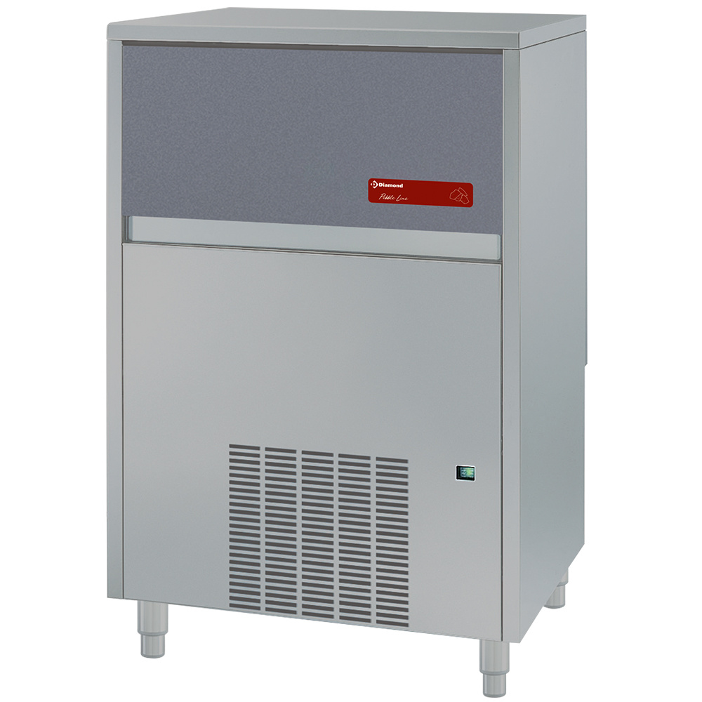 Pebble Ismaskine 146 kg med 50 kg beholder – Luftkølet – Diamond