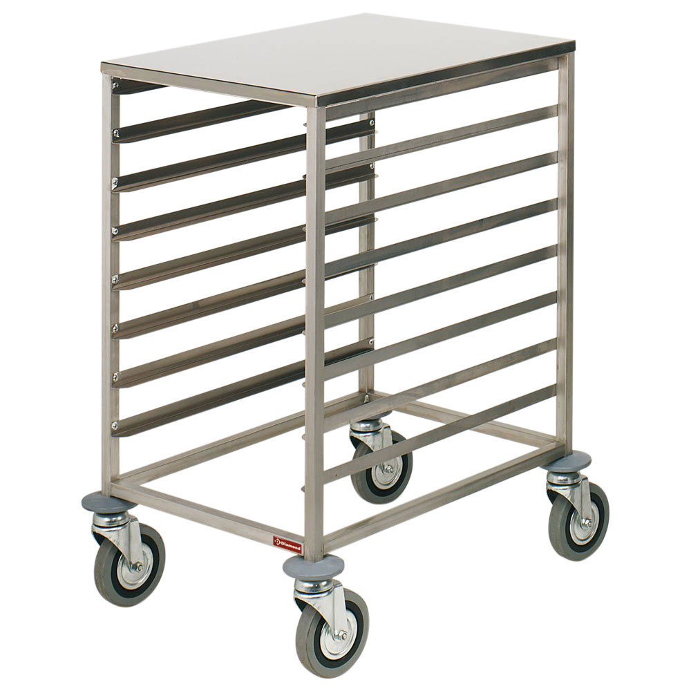 Kompakt Bageri Stikvogn med Bordplade – 8x 600x400 mm