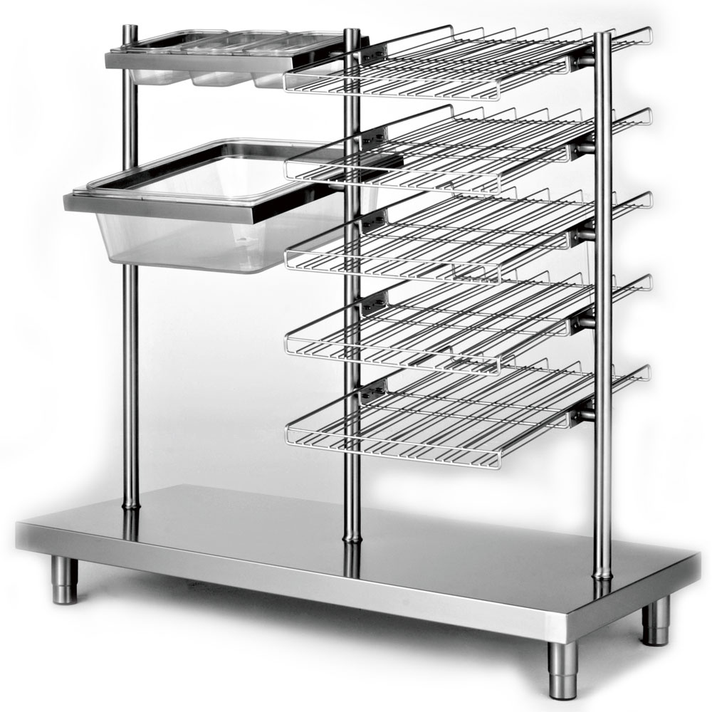 Serviceenhed til Glas, Bakker, Bestik og Brød – 1500 mm – Diamond