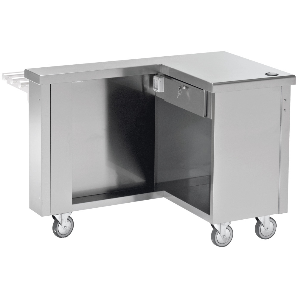 Kassemodul til Buffet (Højre) – 1200 mm – AISI 304 – Diamond