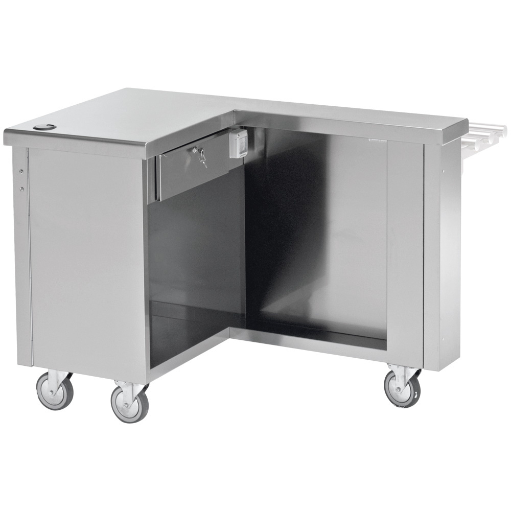 Kassemodul til Buffet (Venstre) – 1200 mm – AISI 304 – Diamond