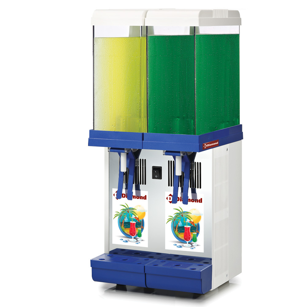 Safdispenser / Juicedispenser – 2 x 9 Liter – +2°C / +8°C – Kompakt Design