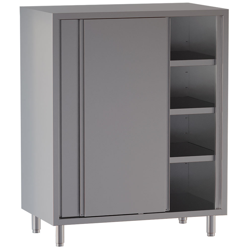 Højskab med skydelåger – 1200x600x2000 mm
