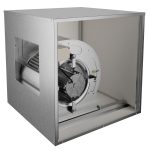Industriel Ventilator i Isoleret Kabinet – 3000 m³/h – Støjsvag & Robust