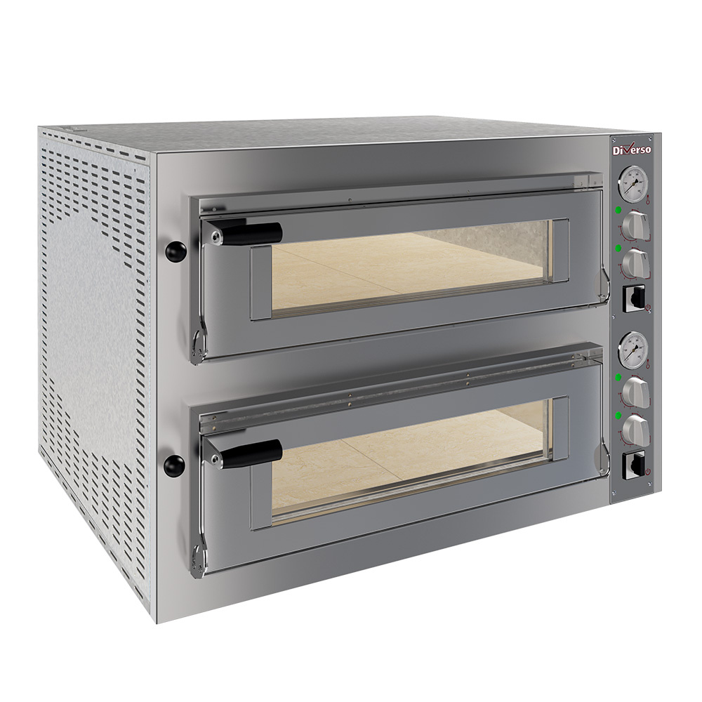 Pizzaovn til 8 pizzaer (350 mm) – 2 etager