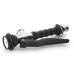 002CW8003-MT_DETAIL1-big - Diamond Line Manual corkscrew wine opener with black grip and lever.