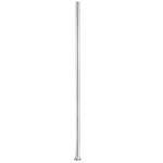 Long stainless steel rod with a threaded tip at the top and a small rounded knob at the bottom, centered in a white background.